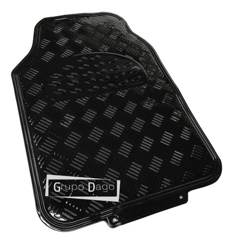 Grupo Dago Sports Aluminum Pedal Set + Tuning Floor Mats + Leather Steering Wheel Cover + Seat Belt Cover Set 25
