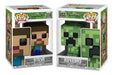 Funko Pop Steve + Creeper Minecraft Fortnite Gift Set 0