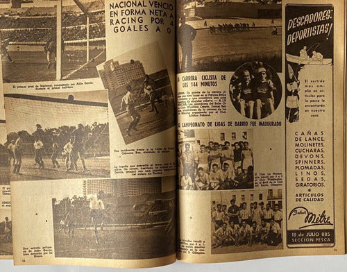 Mundo Uruguayo N°1201 Nacional Venció A Racing  1942 6