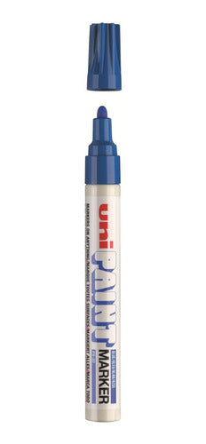 Uni-ball Uni Paint PX-20 Oil-Based Enamel Paint Marker Blue Color Box of 12 1