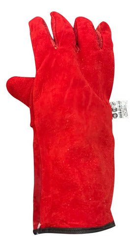 CVE Red Welding Safety Gloves x10 0