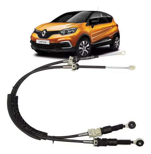 Kit X 2 Cables Selectora Cambios Duster Oroch Captur 1.6 16v 0