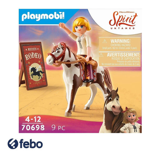 Juguete Playmobil Caballo Rodeo Abigail 9 Pzs 70698 Febo 1