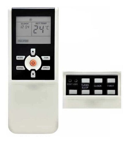 Controls Remote for Air Conditioner BGH Whirlpool Longvie 0