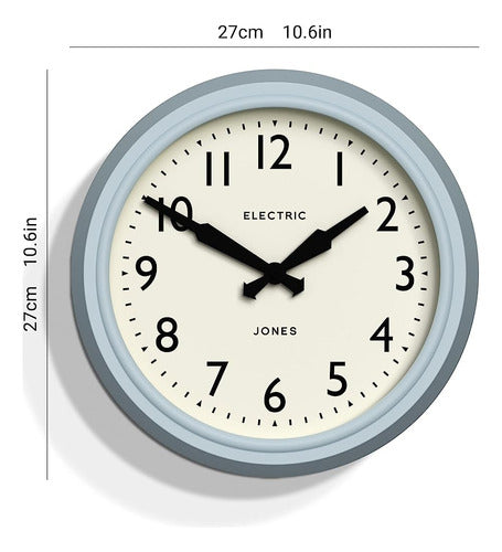 Jones Clocks Telecom Round Wall Clock - Retro Clock - Design Clock 4