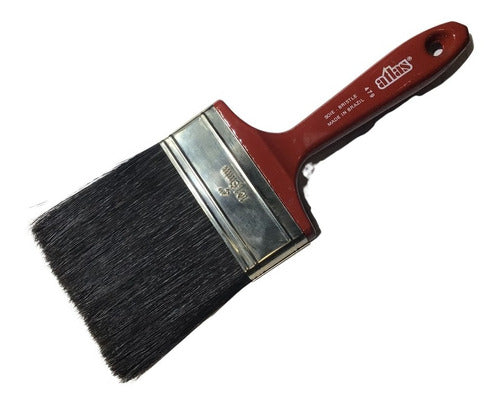 Multi-Purpose Brush 101.6mm Atlas 479 Pure Silk Bristles Wood Handle 0