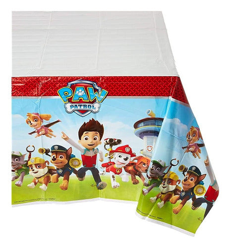 Amscan Paw Patrol Plastic Table Cover 54 X 96 0