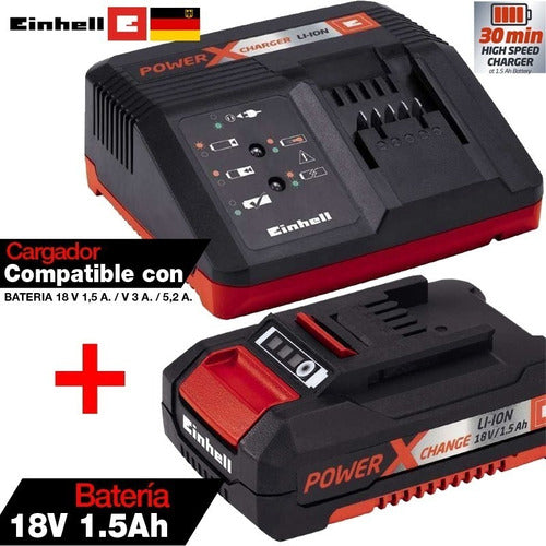 Einhell Kit Cargador De Batería + Batería 1.5ah Zona Norte 1