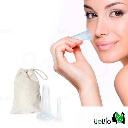 Be Bio Ventosas X2 Facial Para Efecto Lifting Rostro Antiarrugas 2