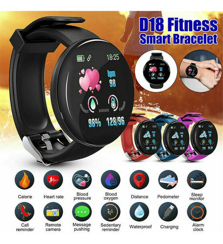 Combo Smartwatch Band D18 + Wireless Earbuds F9-5 4