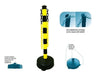 Pack of 8 Demarcation Posts with 20cm Diameter Base 5