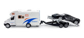 Toy Camper Rv Trailer Towing Supercar Sports Model Car Dieca 2