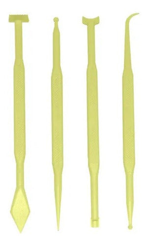 Kit 4 Estecas Styllo Biscuit Pasta Artesanato Bluestar Confe 1