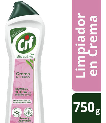 Cif Bioactive Cream Cleaner Pack X2 Rosas Jazmín 750g 1