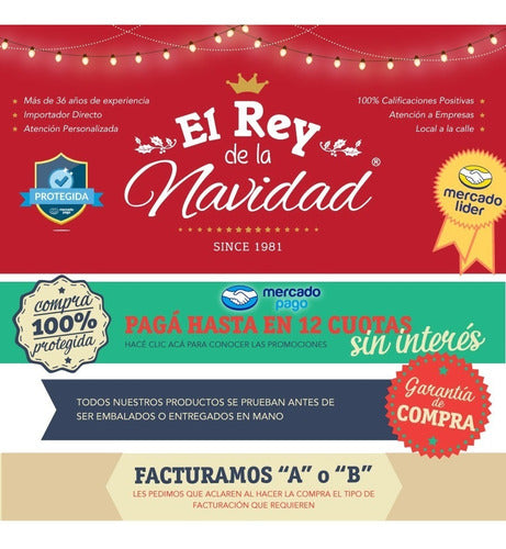 El Rey de la Navidad LED Multicolor Light Net for Christmas Decoration 3