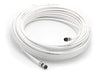 15 Mts Cable Coaxil  Hd Rg6 Blanco, Con Fichas Rg6 Colocadas 0