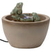 Foreside Home And Garden Multicolor Ceramic Frog Fuente De A 0