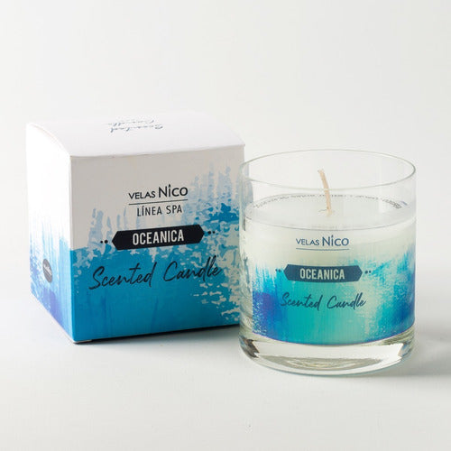 Aromatic Candles with Glass Holder x 1 Unit Spa Line 3