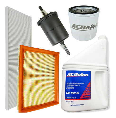 Filter + Oil Kit ACDelco Chevrolet Corsa Agile Classic 0