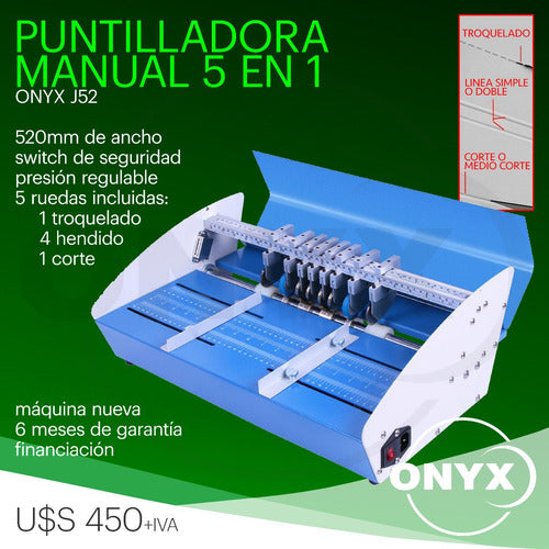 Onyx J46p | Rueda Puntillado Troquelado Para Puntilladora 2