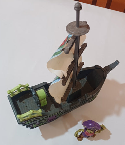 Navio Pirata Com Som Play Set - Funcionando - Com Figura 3