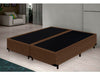 Base Cama Box Queen Bipartido Suede Marrom - 158x198x39 1