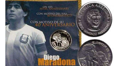 Maradona 40th Anniversary Original Coin 2