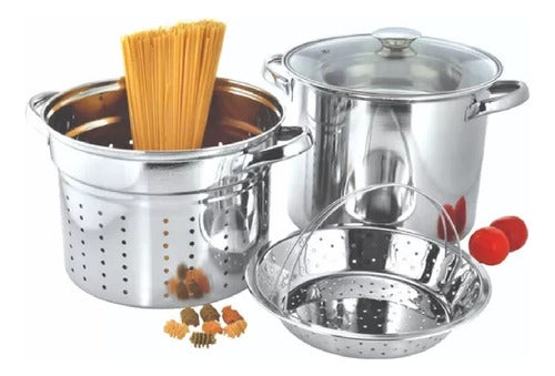 Carol Stainless Steel Steamer Pot Set 1