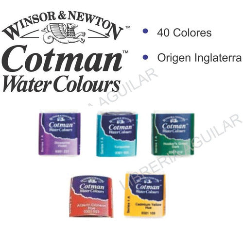 Winsor & Newton Cotman Watercolors in Pan 1