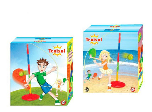 Juegosol Tenisol Outdoor Game Set in Box 0