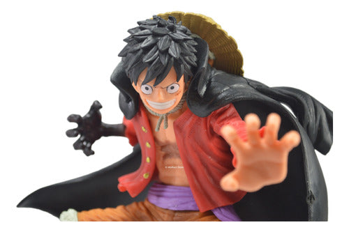 Figura Muñeco Gashapone One Piece Luffy Con Capa 7