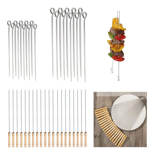 Pinchos Para Brochettes - Set X 12 (*301) 0