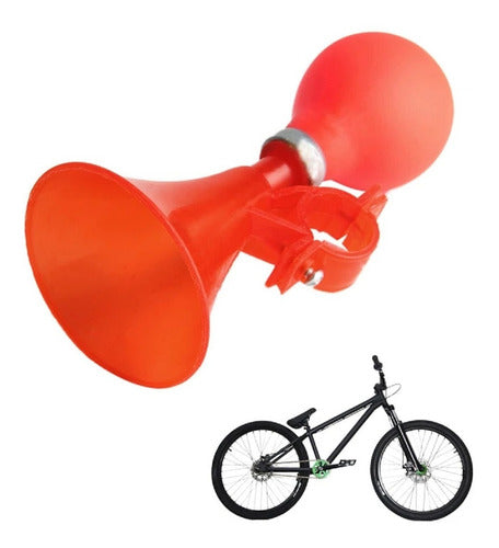 Sypo Red Bicycle Horn with Clamp 1