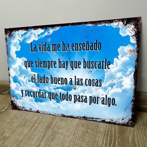 Puerta3 Chapa Retro Vintage Cartel Cuadro Decorativo Frases Cfc011 0