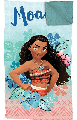 Jay Franco Disney Moana Tropical Slumber Sack - Cozy & Warm 1