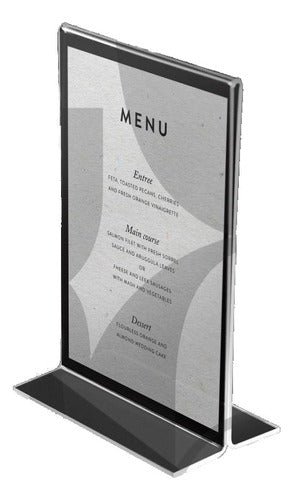 Porta Menu De Acrilico Full-acril 10x15cm 0