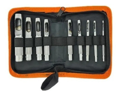 Toolmak Kit Set Juego Sacabocado De Impacto 9 Pcs 0