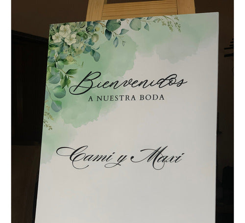 InvitacionesFangus_uy Cartel De Bienvenida Boda Bautismo 15 Años Fiestas Eventos 5