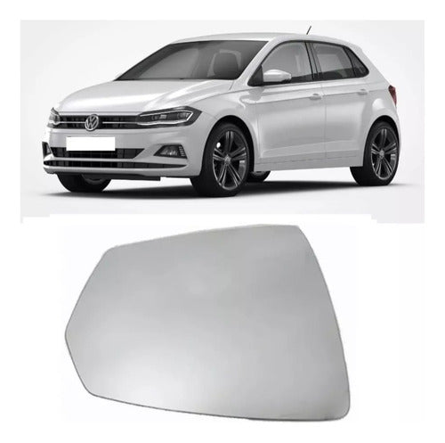 Volkswagen Mirror Glass for VW Polo 2018-2023 Driver Side 0