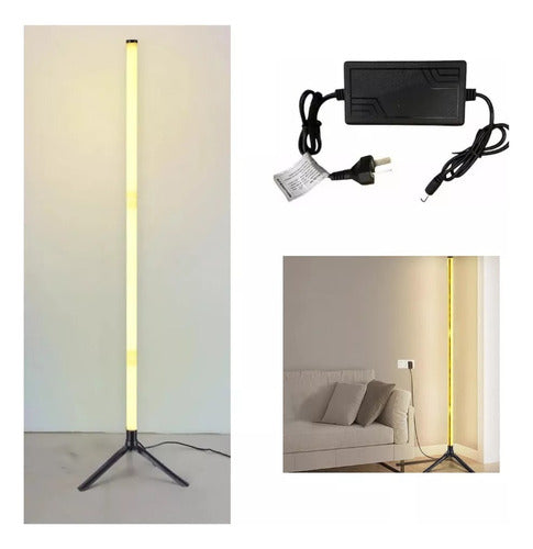 RGB LED Minimalist Corner Floor Lamp with USB Control 8