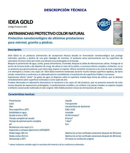 Bellinzoni Protector Hidro-Oleorepelente Alta Prestaciones Idea Gold 2