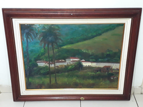 2069- Arlindo Lopes Machado Ost 75x95cm C/ Mold. - Paisagem. 2