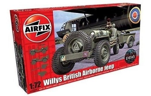 Airfix 1:72 Kit De Jeep Aerotransportado Britanico Willys () 1