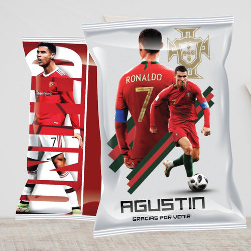 Detalles Chulos 30 Snack Bags Manchester Ronaldo 0