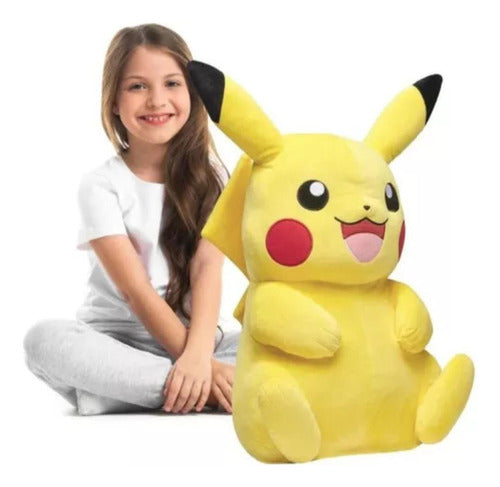 Peluche Pokemon Pikachu Gigante 54 Cm Super Suave 0