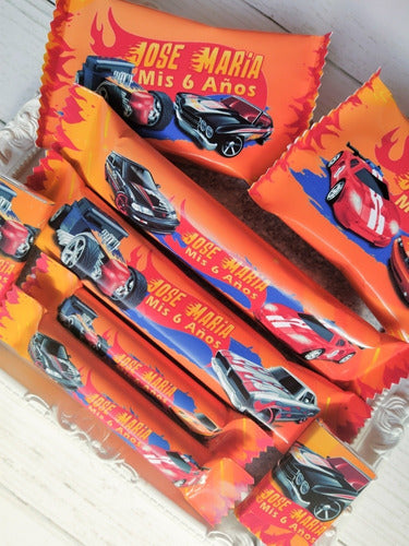 BOOM CANDY BAR Personalized Hot Wheels Candy Bar - 40 Treats 1