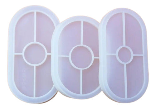 Imported Silicone Mold Oval Tray Set - 3 Sizes 0