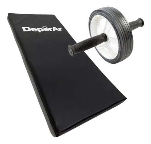 Abdominal Wheel Training Set + Exercise Mat by DeporAr 0