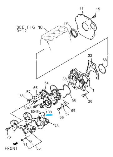 Reten De Cigüeñal Distribución Para Isuzu 2.5 2.8 3.1 Taiwan 1