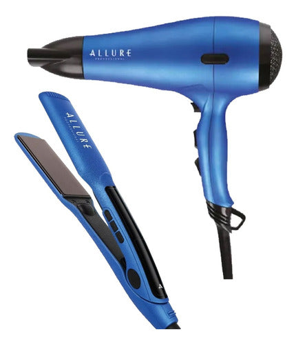 Allure Set Allure Secador + Planchita Pelo Alisado Pl1030ap Cs 1